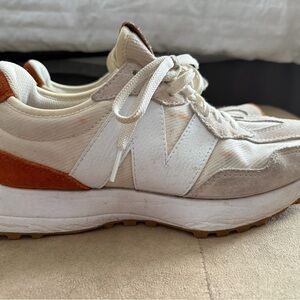 New Balance  Women's Sneakers in White and Tan
